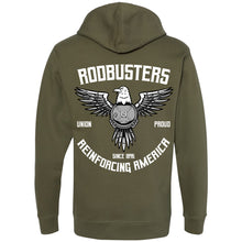 Load image into Gallery viewer, WIRE REEL EAGLE HOODIE