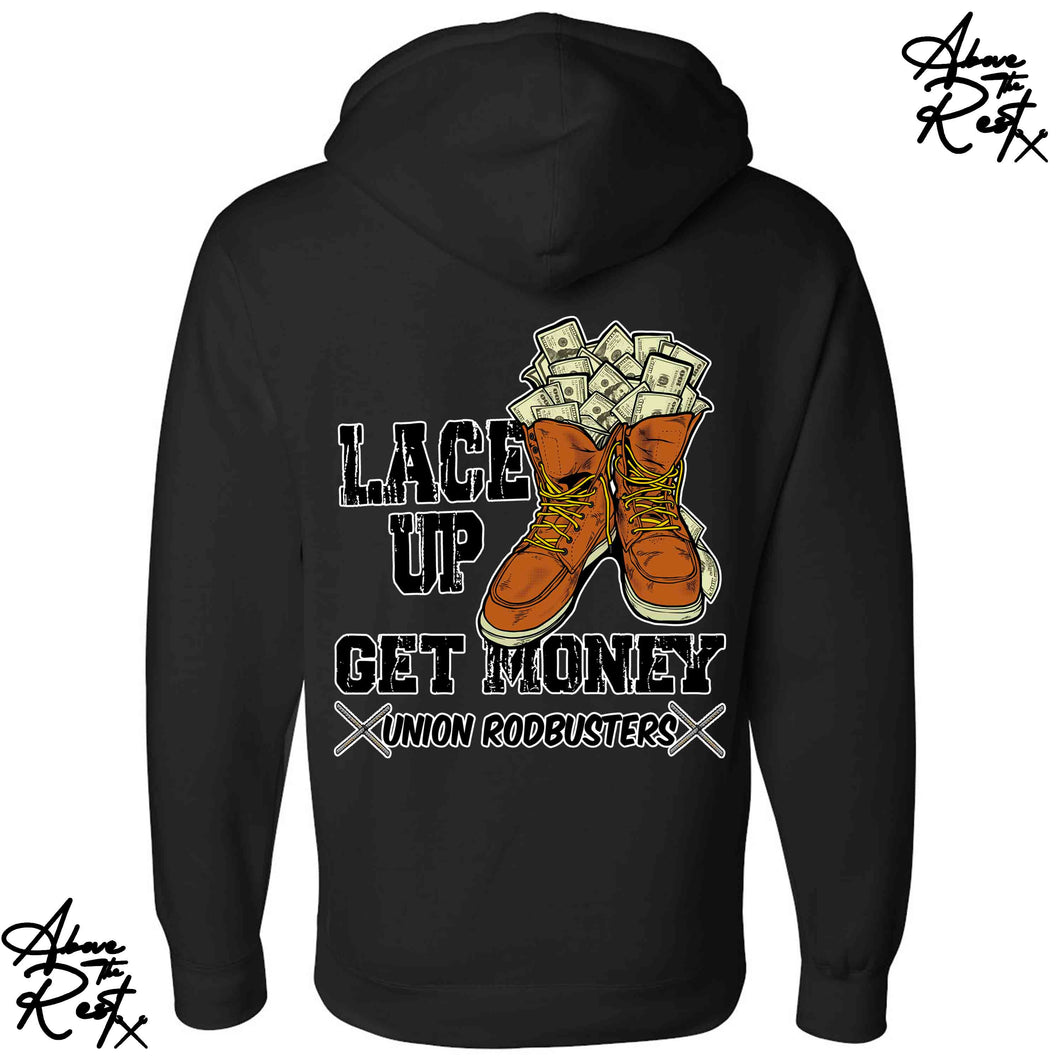 LACE UP HOODIE