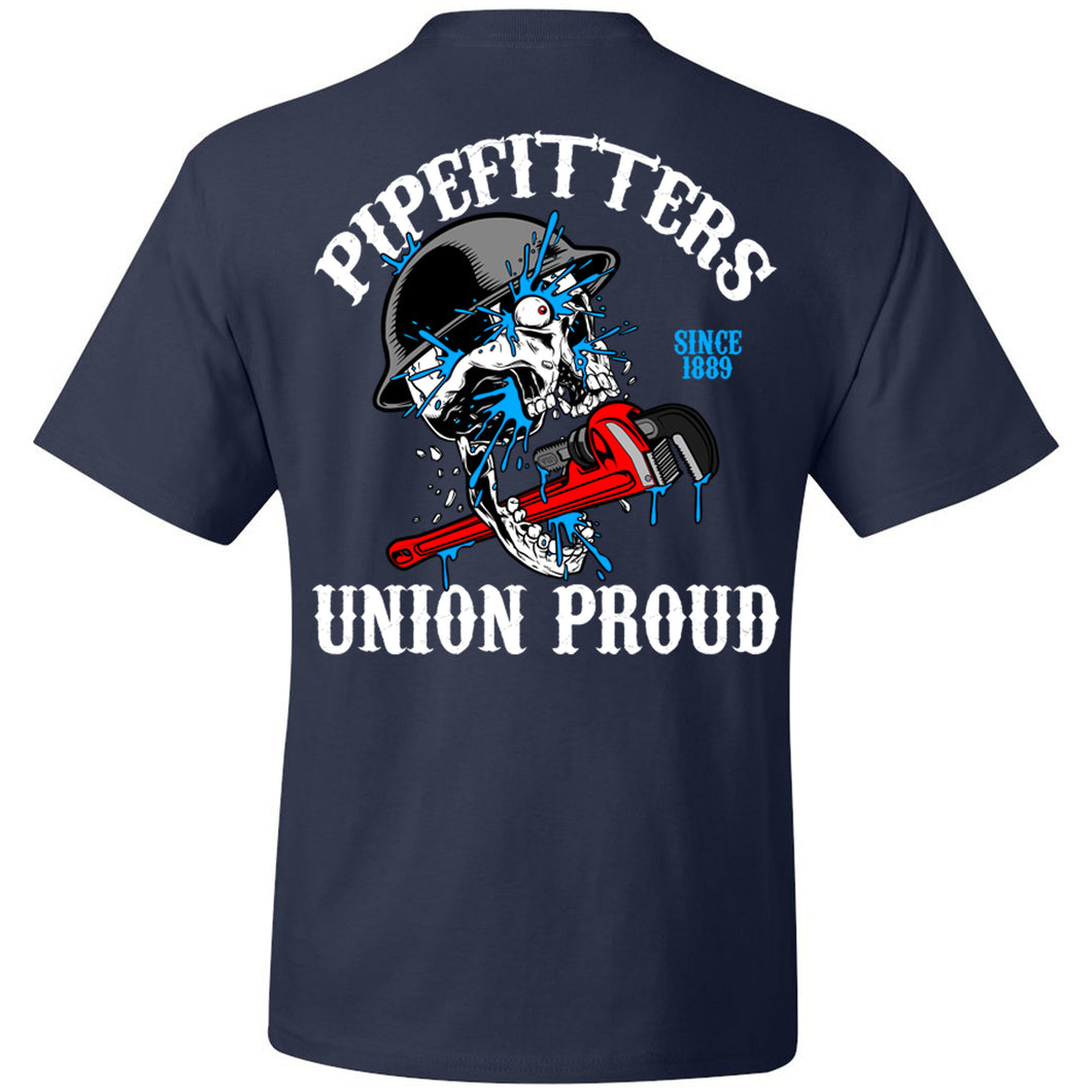 PIPE WRENCH MOUTH  PIPEFITTER T-SHIRT