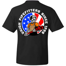 Load image into Gallery viewer, AMERICAN SKELETON PIPEFITTER T-SHIRT