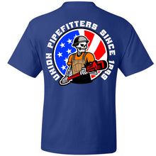 Load image into Gallery viewer, AMERICAN SKELETON PIPEFITTER T-SHIRT