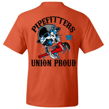 Load image into Gallery viewer, PIPE WRENCH MOUTH PIPEFITTER T-SHIRT