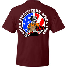 Load image into Gallery viewer, AMERICAN SKELETON PIPEFITTER T-SHIRT