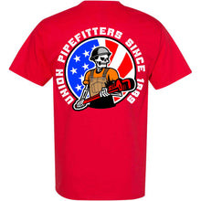 Load image into Gallery viewer, AMERICAN SKELETON PIPEFITTER T-SHIRT