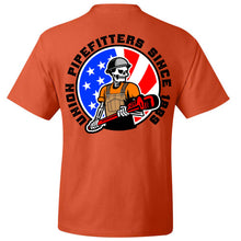 Load image into Gallery viewer, AMERICAN SKELETON PIPEFITTER T-SHIRT