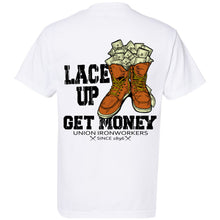 Load image into Gallery viewer, LACE UP GET MONEY T-SHIRT