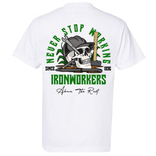 Load image into Gallery viewer, NEVER STOP WORKING T-SHIRT