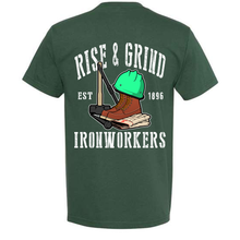 Load image into Gallery viewer, RISE AND GRIND T-SHIRT
