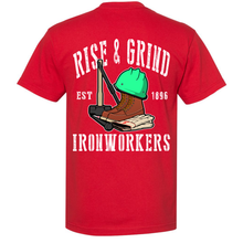 Load image into Gallery viewer, RISE AND GRIND T-SHIRT