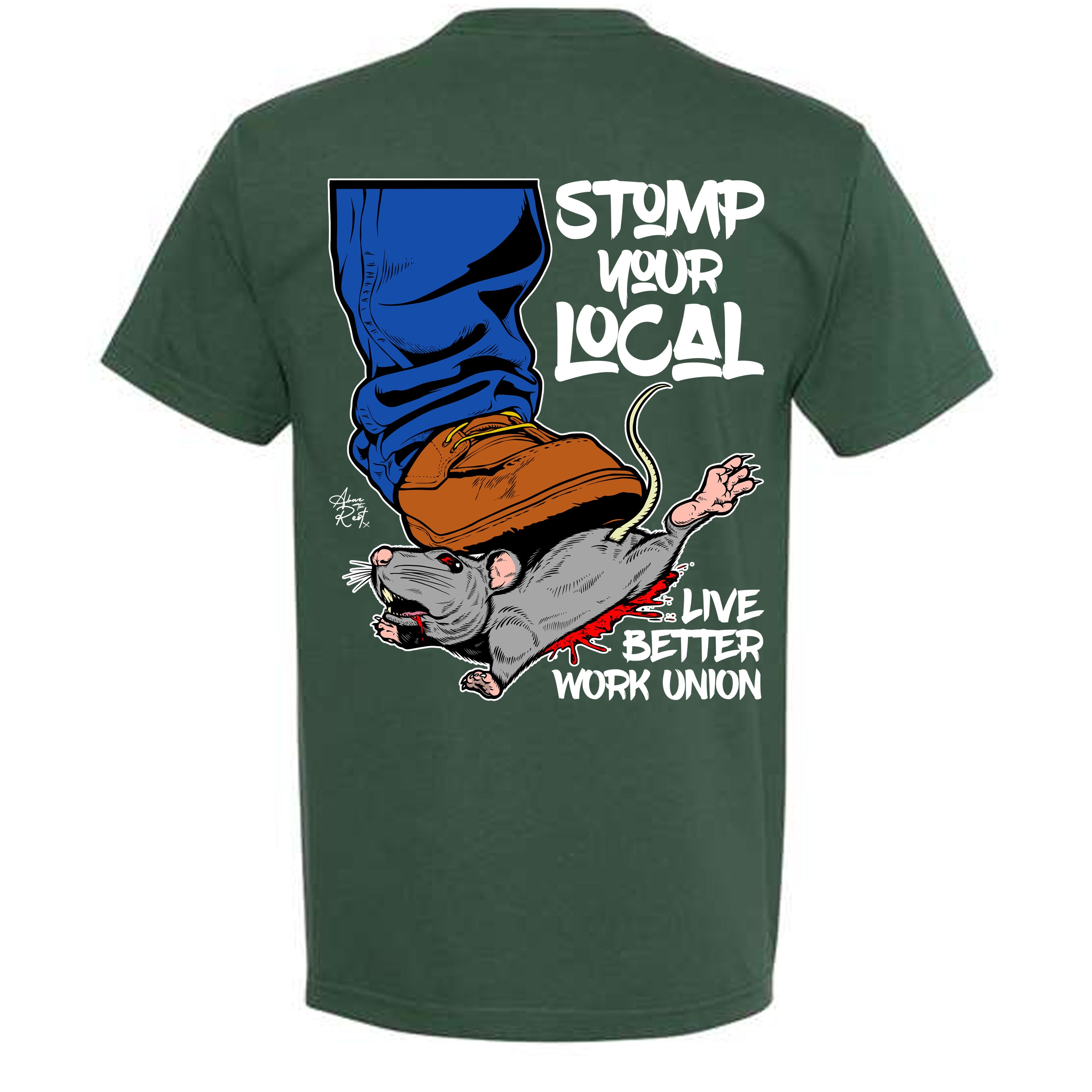 STOMP LOCAL RAT T-SHIRT – The Working Class Co