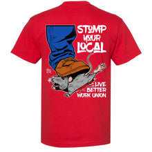 Load image into Gallery viewer, STOMP LOCAL RAT T-SHIRT