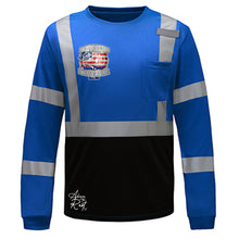 Load image into Gallery viewer, BUILD MERICA LONG SLEEVE REFLECTIVE SHIRT
