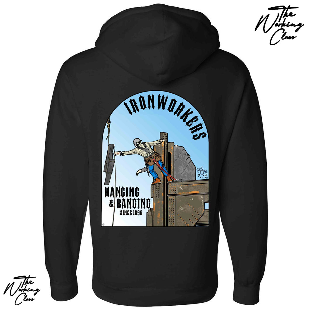 IRONWORKER REACHING HOODIE