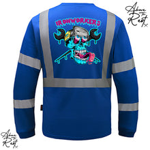 Load image into Gallery viewer, IRONWORKER PUNK SKULL REFLECTIVE SHIRT
