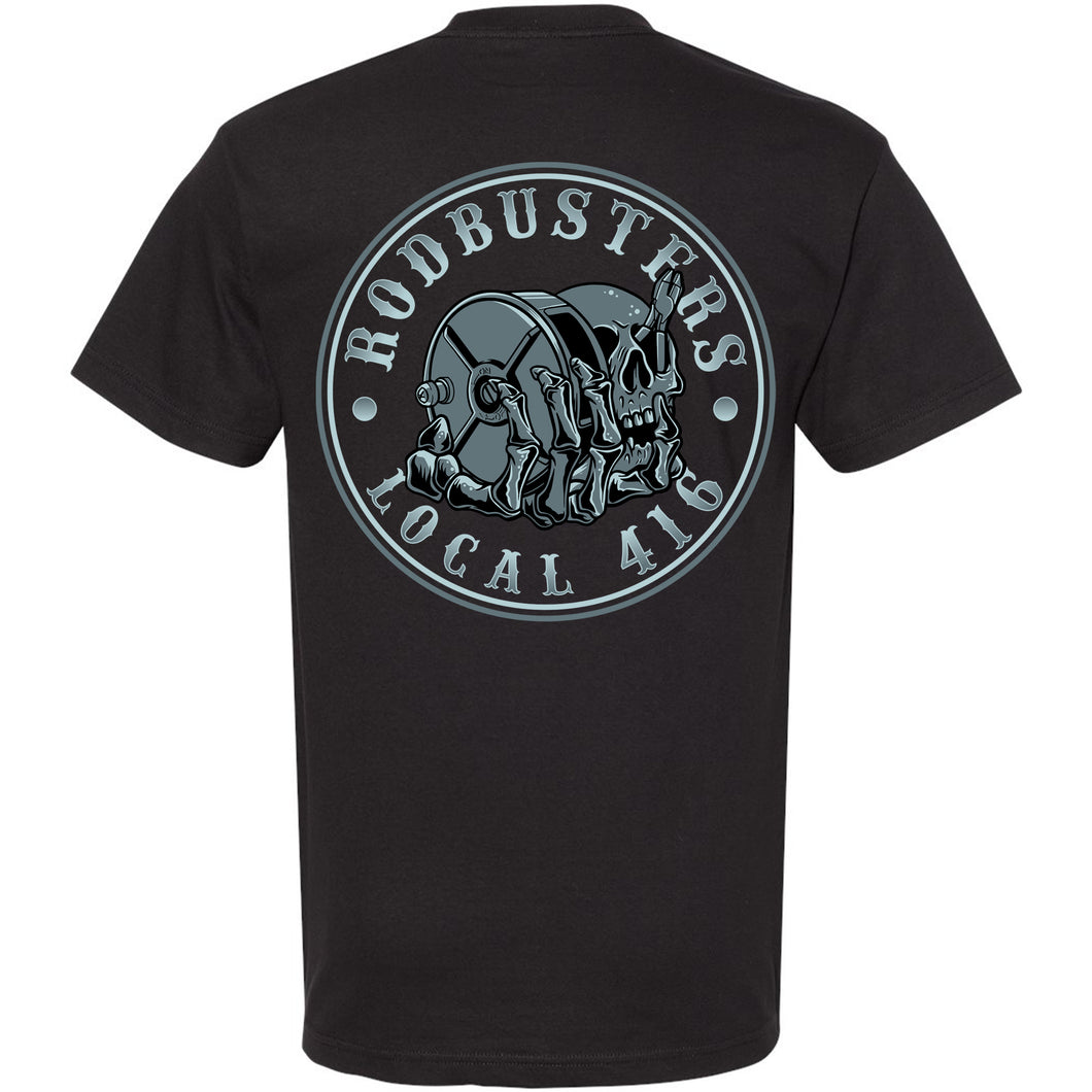 WIRE REEL SKULL T-SHIRT